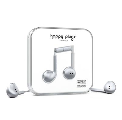 Happy Plugs Earbud Plus Hoofdtelefoon - Space Grey