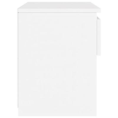 Nachtkastjes 2 st 40x30x39 cm spaanplaat wit