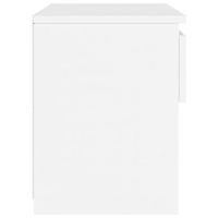 Nachtkastjes 2 st 40x30x39 cm spaanplaat wit - thumbnail