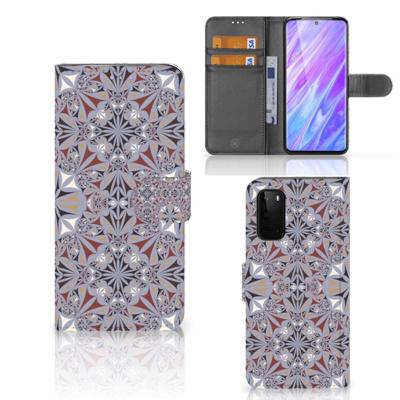 Samsung Galaxy S20 | Bookcase | Flower Tiles