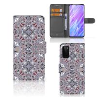 Samsung Galaxy S20 | Bookcase | Flower Tiles - thumbnail