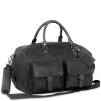 Chesterfield Leren Weekendtas Wesley Black - thumbnail