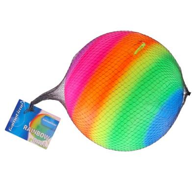 Regenboogbal met Koord 21 cm