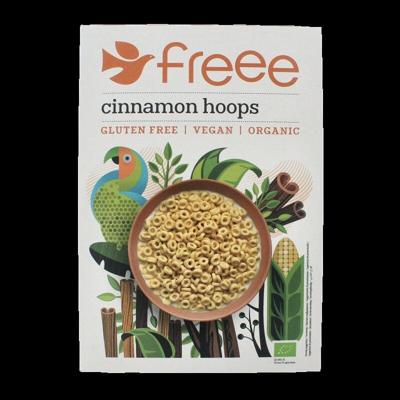 Glutenfree cinnamon hoops bio 300 Gram Glutenfree cinnamon hoops bio 300 Gram