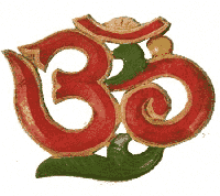 OHM Symbool Hout (Rood-Groen) - thumbnail