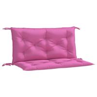 VidaXL Tuinbankkussens 2 st 100x50x7 cm stof roze - thumbnail