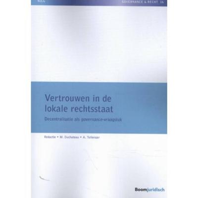 Vertrouwen in de lokale rechtsstaat (Paperback)