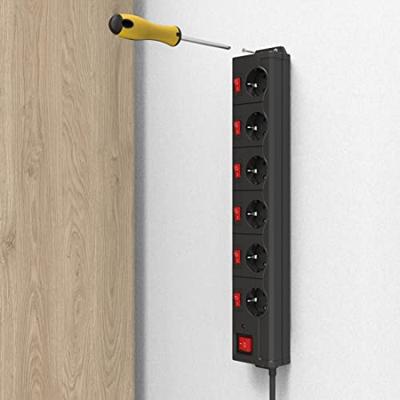 Hama 00137259 Overspanningsveilige stekkerdoos 6-voudig Zwart Randaarde stekker 1 stuk(s) Hama 00137259 Overspanningsveilige stekkerdoos 6-voudig Zwart Randaarde stekker 1 stuk(s)