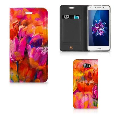 Bookcase Huawei Y5 2 | Y6 Compact Tulips Bookcase Huawei Y5 2 | Y6 Compact Tulips