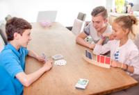 Kaarthouder hout middel 35 cm - thumbnail