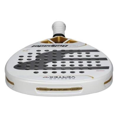 Padel Racket Bullpadel Wit Koolstofvezel Donkergrijs EVA