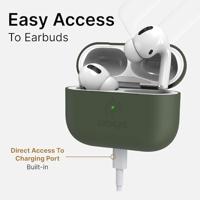 Catalyst Slim Case voor AirPods Pro Skin voor Apple AirPods Pro Charging Case, verwisselbare kleuren, beschermhoes Soft Skin, compatibel draadloos opladen - Groen - thumbnail