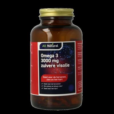 Omega 3 3000mg zuivere visolie 100 Capsules Omega 3 3000mg zuivere visolie 100 Capsules