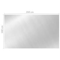 Zwembadhoes 260x160 cm PE zilverkleurig - thumbnail