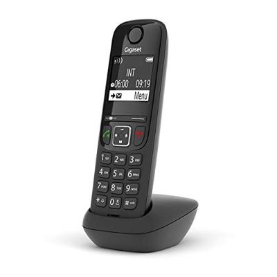 Gigaset AS690A draadloze telefoon, antwoordapparaat, Duo, zwart.