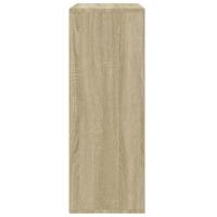 Dressoir 60x31x84 cm bewerkt hout sonoma eikenkleurig - thumbnail