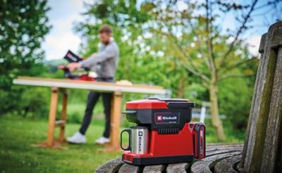 Einhell TE-CF 18 Li-Solo Power X-Change Koffiezetapparaat Rood Capaciteit koppen: 1 Met filterkoffie-functie Einhell TE-CF 18 Li-Solo Power X-Change Koffiezetapparaat Rood Capaciteit koppen: 1 Met filterkoffie-functie