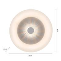 Just Light Ronde plafondlampVertigo wit Ø 50cm - 14383-16 - thumbnail