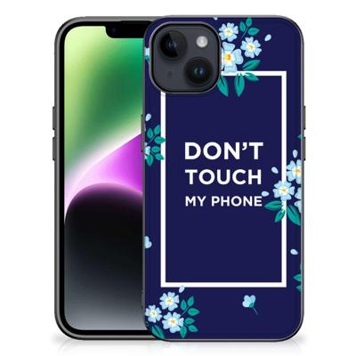 iPhone 15 | Telefoon Hoesje | Flowers Blue DTMP iPhone 15 | Telefoon Hoesje | Flowers Blue DTMP