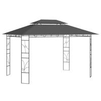Prieel 160 g/m² 4x3x2,7 m antracietkleurig - thumbnail