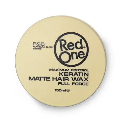 Red One Haar Styling Wax - 150 ml. - Keratin - Matte - Aqua Hair Gel Wax Red One Haar Styling Wax - 150 ml. - Keratin - Matte - Aqua Hair Gel Wax