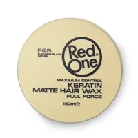 Red One Haar Styling Wax - 150 ml. - Keratin - Matte - Aqua Hair Gel Wax - thumbnail