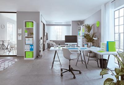 Ordner leitz wow 180° gelamineerd 80mm a4 groen | 10 stuks