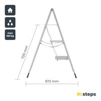 W.steps Aluminum trap Vikingstep Maxi - WI728143 - thumbnail