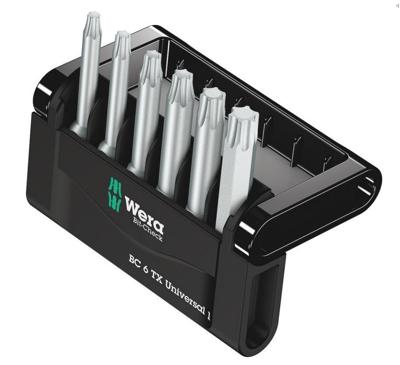 Wera 867/4 Z Mini-Check TX, 50 mm 05056472001 Bitset 6-delig Binnen-Torx