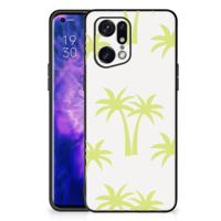 OPPO Find X5 Pro Bloemen Hoesje Palmtrees - thumbnail