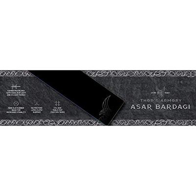 L33T Gaming 160406 asar bardagi xxl rgb gaming mousepad, fast surface. 920 x 294 x 3 mm, black