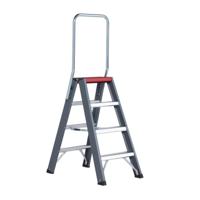 Altrex dubbel oploopbare trap - Falco - FDO 4 - max. werkhoogte 2,95 m - 2 x 4 treden - thumbnail