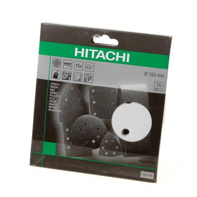 Hikoki accessoires Schuurschijf D.150 K150 Velcro Wit (10 St) - 753146