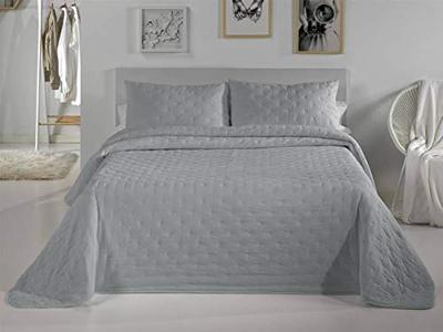 Sprei Pierre Cardin DOTS Parelgrijs Bed van 135 (3 Onderdelen)