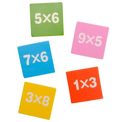 Topbright Houten rekendomino - vermenigvuldigen, 81dlg.