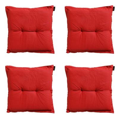 Zit universeel Basic red 50 cm x 50 cm (4 stuks) Madison - Madison Zit universeel Basic red 50 cm x 50 cm (4 stuks) Madison - Madison