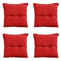 Zit universeel Basic red 50 cm x 50 cm (4 stuks) Madison - Madison - thumbnail