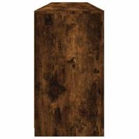 Dressoir met LED-verlichting 162x37x67 cm bruin eiken - thumbnail