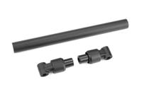 Team Corally - Chassis Tube - Rear - 130mm - Aluminum - Black - 1 Set - thumbnail