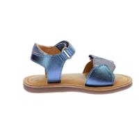 Leren kindersandalen Dyastar KICKERS® marineblauw - thumbnail
