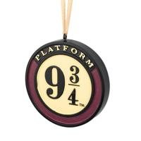 Harry Potter Set of 3 Christmas Ornaments Sorting Hat, Platform 9 3/4 and Hedwig 7 cm - thumbnail
