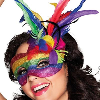 Oogmasker Venetiaans Arcobaleno Rainbow