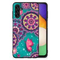 Samsung Galaxy A13 5G | A04s Leuk Telefoonhoesje Cirkels en Vlinders - thumbnail