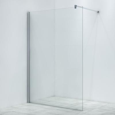 Inloopdouche Van Marcke Go Linard 140x200 cm 8 mm EasyClean Profielloos Chroom Van Marcke