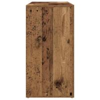 Dressoir met lade Oudhout 120 x 36 x 69 cm Bewerkt hout - thumbnail