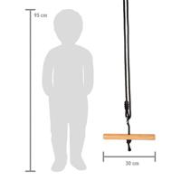 Small Foot - houten draaibare trapeze schommel black line - thumbnail