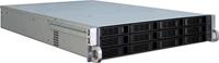 Inter-Tech IPC 2U-2412 Rack Zwart, Zilver - thumbnail