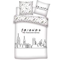 Friends Dekbedovertrek wit- 240 x 220 cm - thumbnail