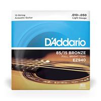 D&apos;Addario EZ940 snarenset voor 12-snarige akoestische gitaar - thumbnail
