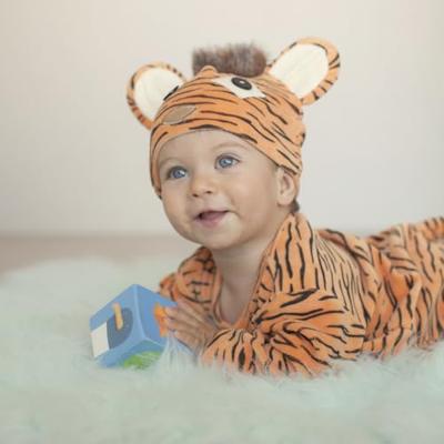 Kostuums voor Baby's My Other Me Tijger (5 Onderdelen) - Maat: 0-6 Maanden - Maat: 0-6 Maanden